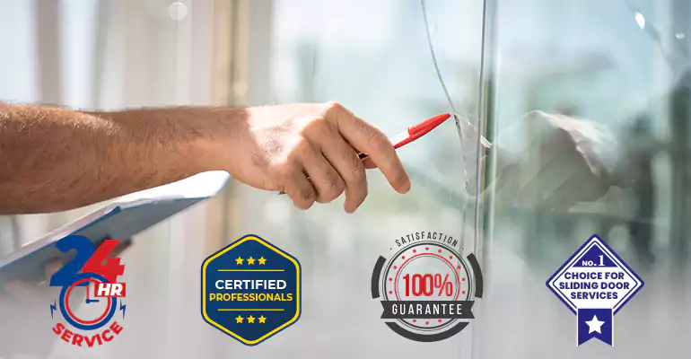 Sliding Glass Door Track Repair in Margate